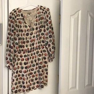 Burberry silk mini dress(Henry Moore’s Pallas Head design)